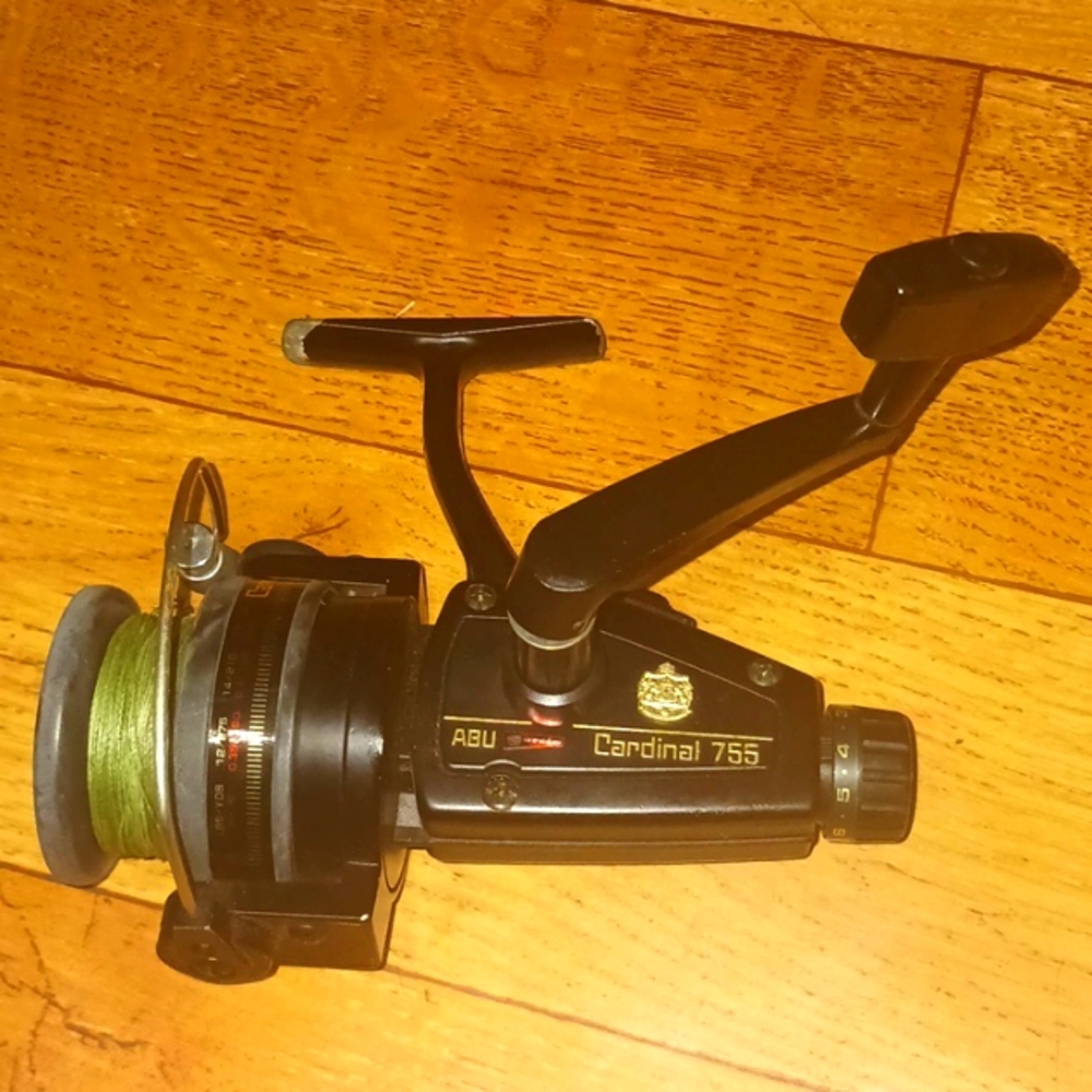 Vintage ABU GARCIA Cardinal 755 Spinning Reel made in Japan, fishing
